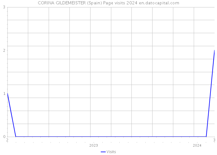 CORINA GILDEMEISTER (Spain) Page visits 2024 