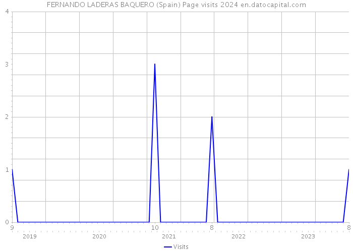 FERNANDO LADERAS BAQUERO (Spain) Page visits 2024 