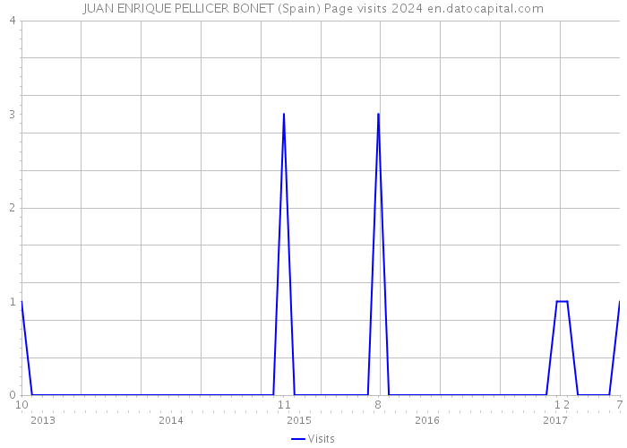 JUAN ENRIQUE PELLICER BONET (Spain) Page visits 2024 