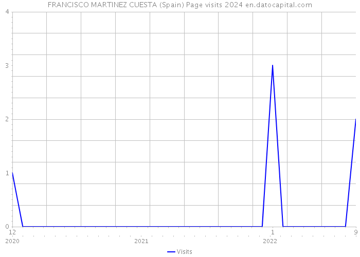 FRANCISCO MARTINEZ CUESTA (Spain) Page visits 2024 