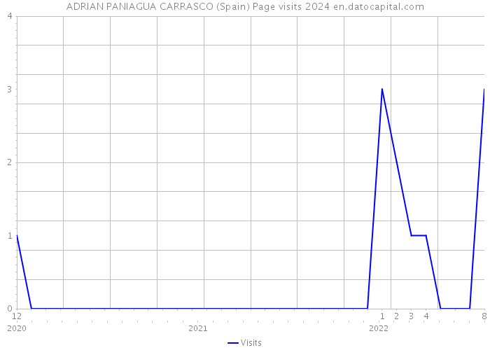 ADRIAN PANIAGUA CARRASCO (Spain) Page visits 2024 