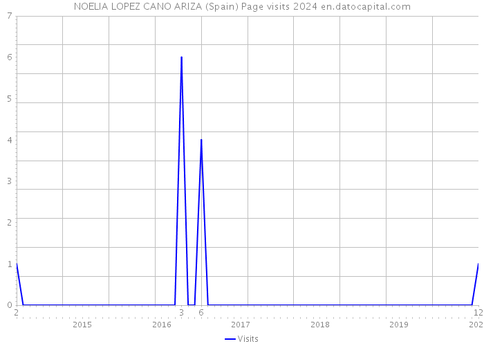 NOELIA LOPEZ CANO ARIZA (Spain) Page visits 2024 