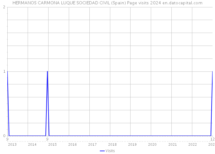 HERMANOS CARMONA LUQUE SOCIEDAD CIVIL (Spain) Page visits 2024 