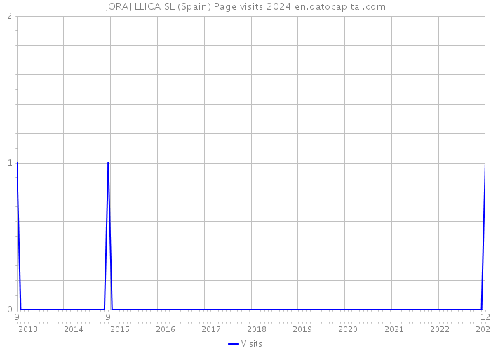 JORAJ LLICA SL (Spain) Page visits 2024 