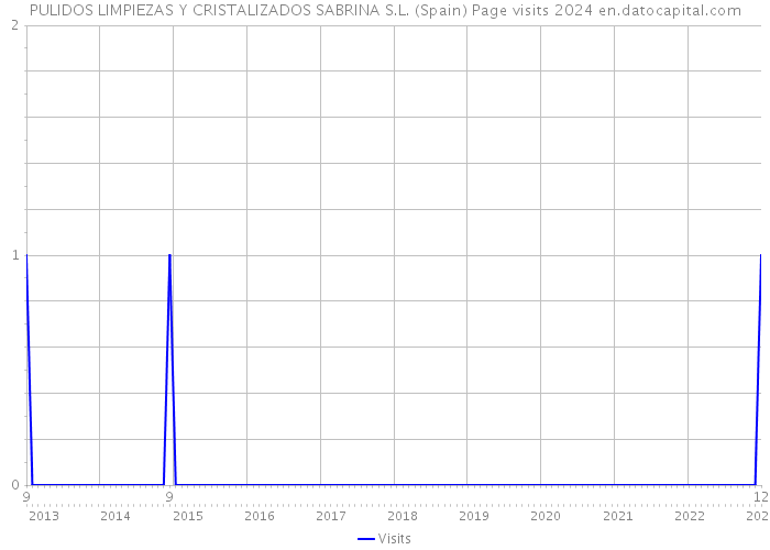 PULIDOS LIMPIEZAS Y CRISTALIZADOS SABRINA S.L. (Spain) Page visits 2024 