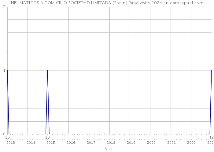 NEUMATICOS A DOMICILIO SOCIEDAD LIMITADA (Spain) Page visits 2024 