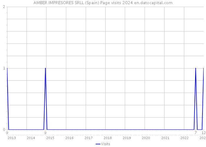 AMBER IMPRESORES SRLL (Spain) Page visits 2024 