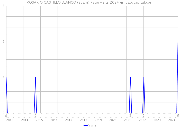 ROSARIO CASTILLO BLANCO (Spain) Page visits 2024 