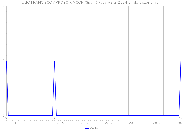 JULIO FRANCISCO ARROYO RINCON (Spain) Page visits 2024 
