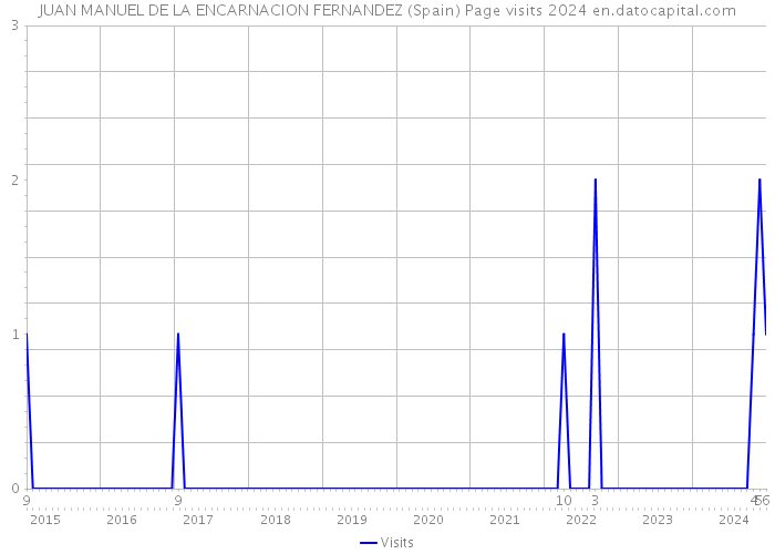 JUAN MANUEL DE LA ENCARNACION FERNANDEZ (Spain) Page visits 2024 