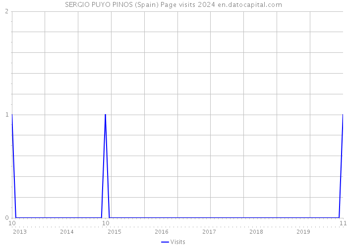 SERGIO PUYO PINOS (Spain) Page visits 2024 