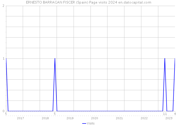 ERNESTO BARRAGAN FISCER (Spain) Page visits 2024 