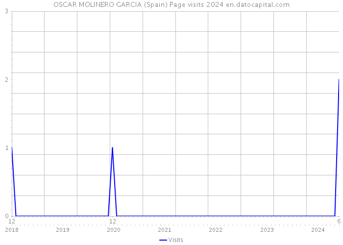 OSCAR MOLINERO GARCIA (Spain) Page visits 2024 