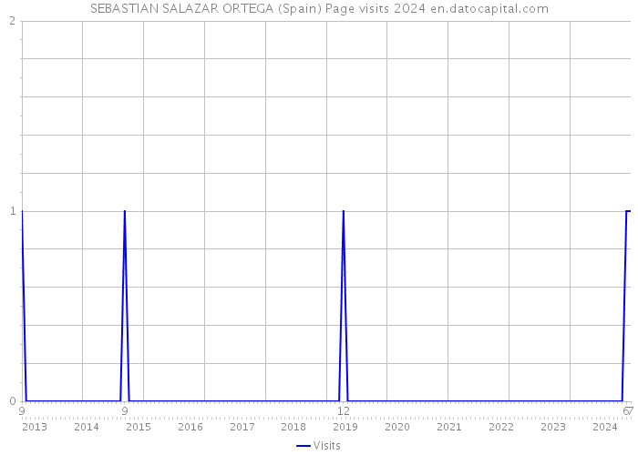 SEBASTIAN SALAZAR ORTEGA (Spain) Page visits 2024 