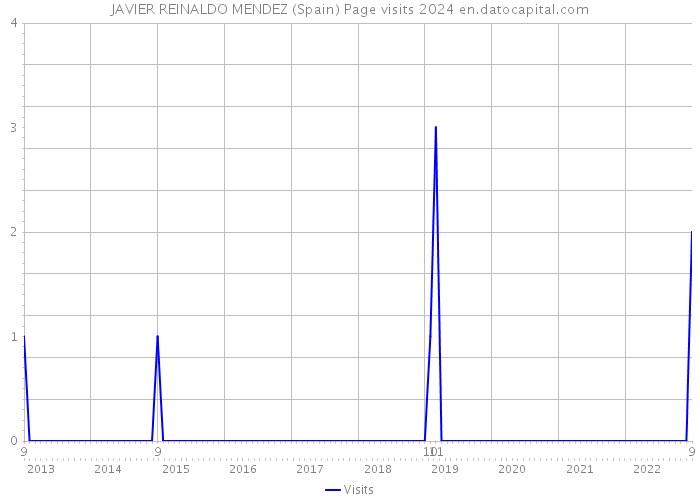 JAVIER REINALDO MENDEZ (Spain) Page visits 2024 