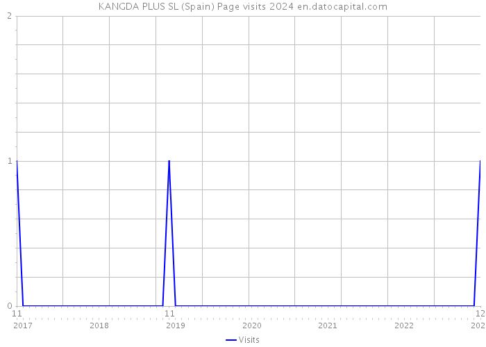 KANGDA PLUS SL (Spain) Page visits 2024 