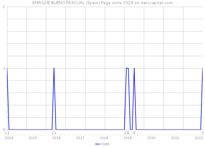 ENRIQUE BUENO PASCUAL (Spain) Page visits 2024 