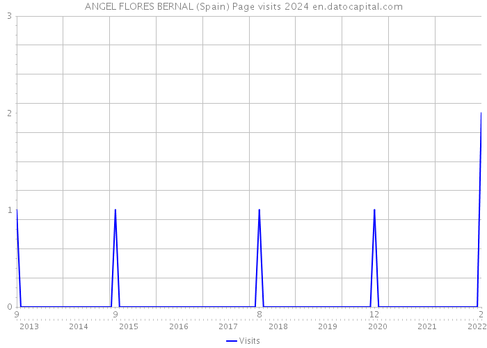 ANGEL FLORES BERNAL (Spain) Page visits 2024 