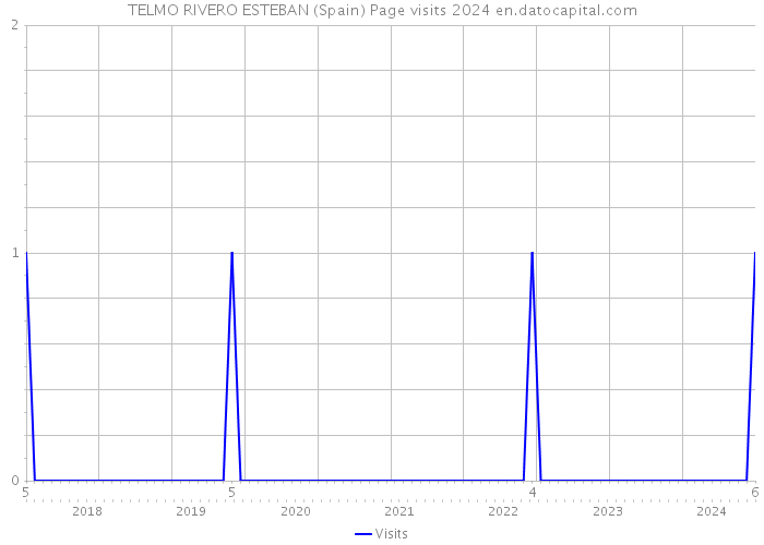 TELMO RIVERO ESTEBAN (Spain) Page visits 2024 