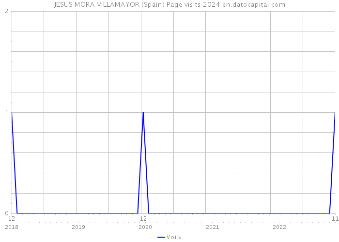 JESUS MORA VILLAMAYOR (Spain) Page visits 2024 