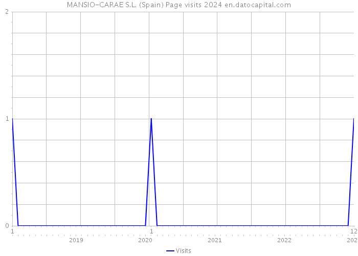 MANSIO-CARAE S.L. (Spain) Page visits 2024 