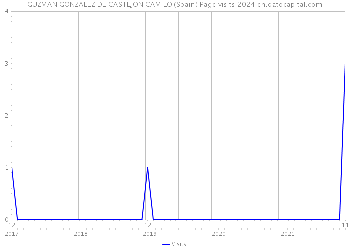 GUZMAN GONZALEZ DE CASTEJON CAMILO (Spain) Page visits 2024 
