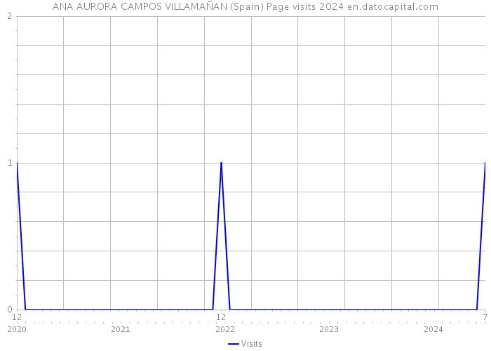 ANA AURORA CAMPOS VILLAMAÑAN (Spain) Page visits 2024 