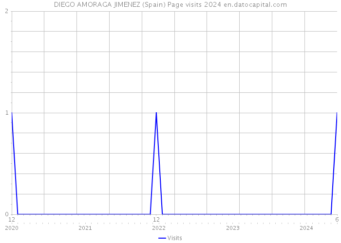 DIEGO AMORAGA JIMENEZ (Spain) Page visits 2024 