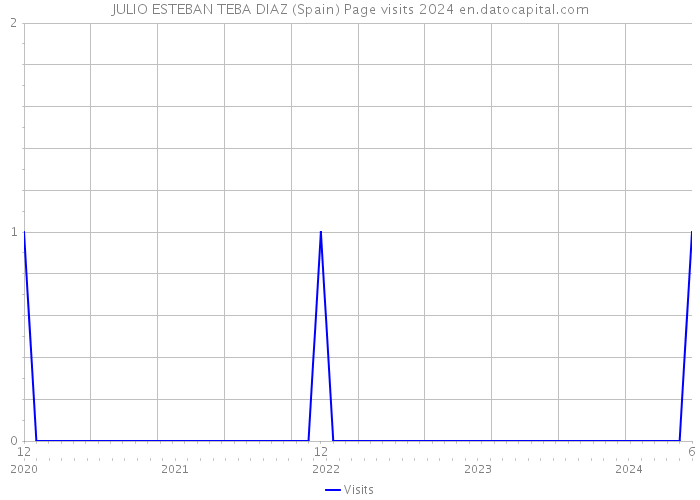 JULIO ESTEBAN TEBA DIAZ (Spain) Page visits 2024 