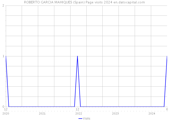 ROBERTO GARCIA MAHIQUES (Spain) Page visits 2024 