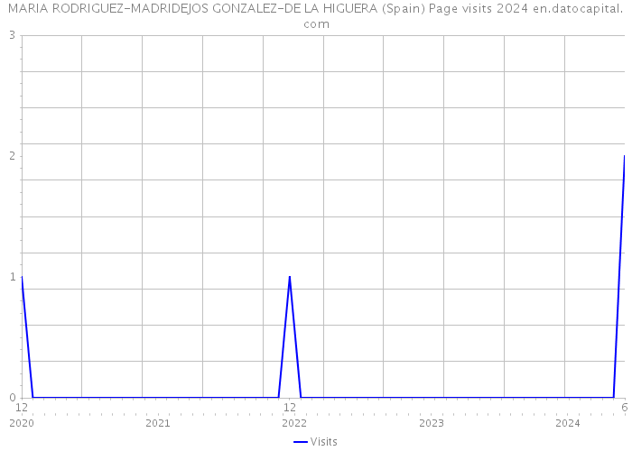 MARIA RODRIGUEZ-MADRIDEJOS GONZALEZ-DE LA HIGUERA (Spain) Page visits 2024 