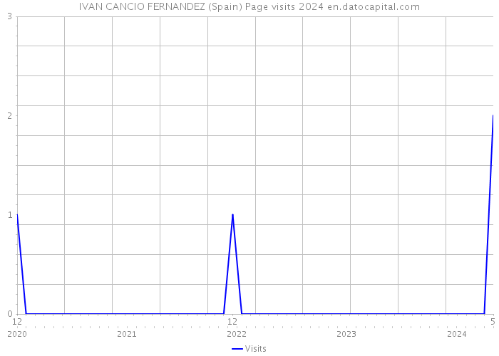 IVAN CANCIO FERNANDEZ (Spain) Page visits 2024 
