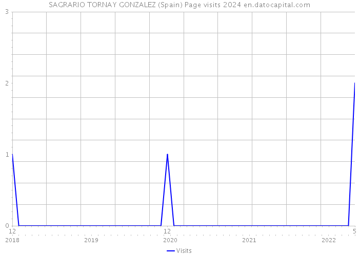 SAGRARIO TORNAY GONZALEZ (Spain) Page visits 2024 