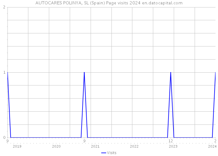 AUTOCARES POLINYA, SL (Spain) Page visits 2024 