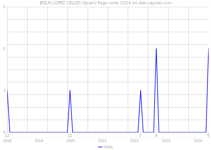 JESUS LOPEZ CELLES (Spain) Page visits 2024 