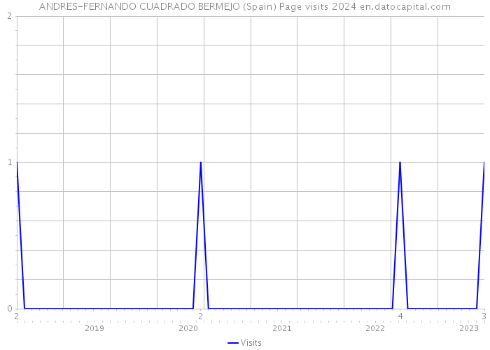 ANDRES-FERNANDO CUADRADO BERMEJO (Spain) Page visits 2024 