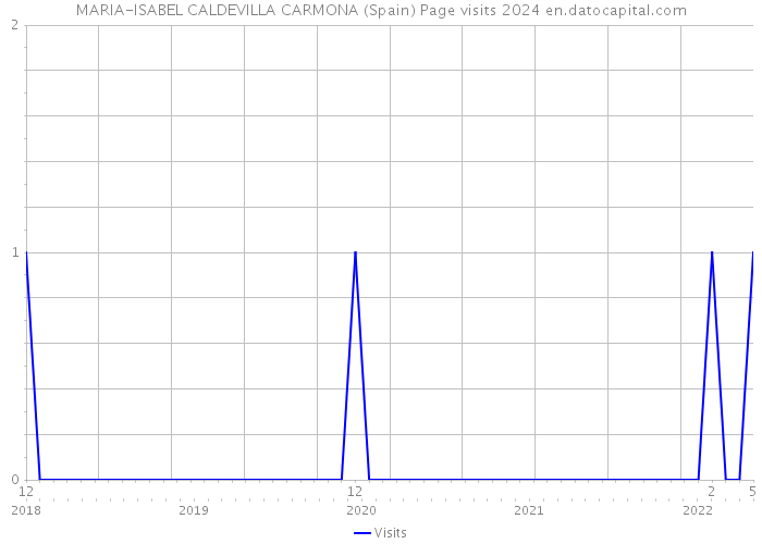 MARIA-ISABEL CALDEVILLA CARMONA (Spain) Page visits 2024 