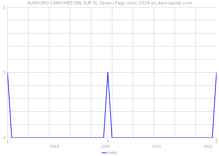 ALMAGRO CAMIONES DEL SUR SL (Spain) Page visits 2024 