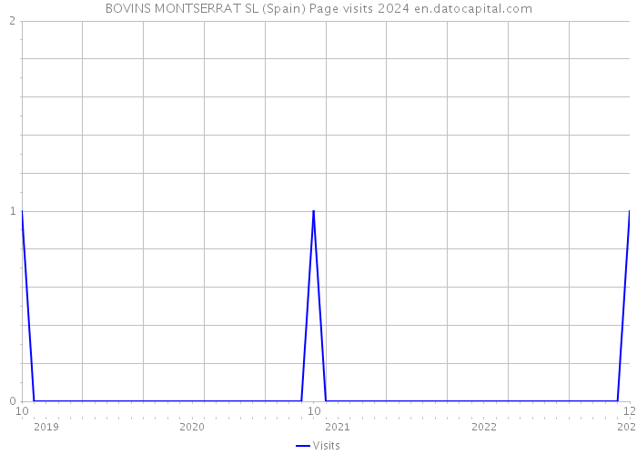 BOVINS MONTSERRAT SL (Spain) Page visits 2024 