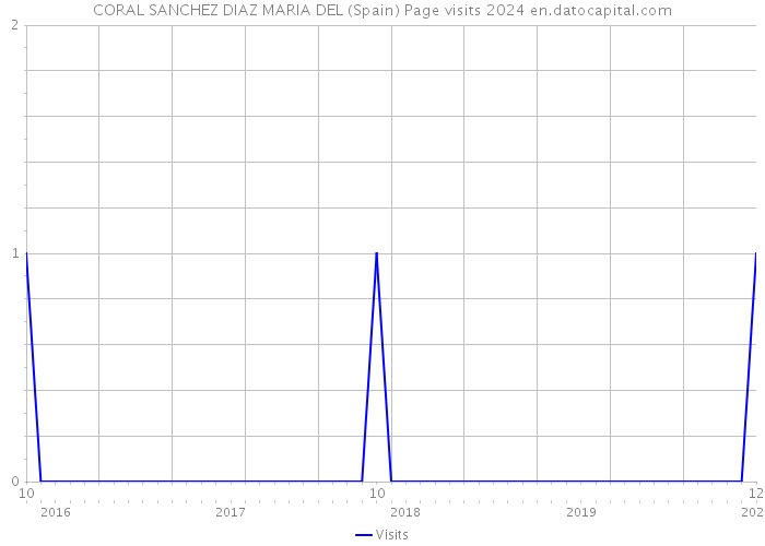 CORAL SANCHEZ DIAZ MARIA DEL (Spain) Page visits 2024 