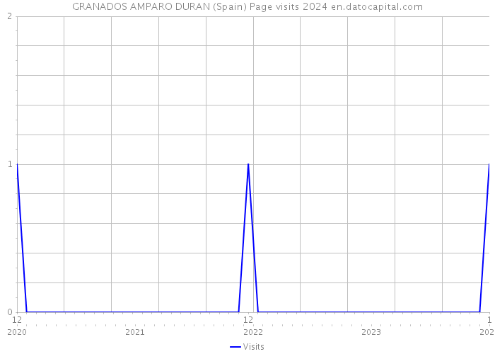 GRANADOS AMPARO DURAN (Spain) Page visits 2024 