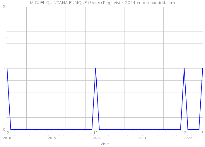 MIGUEL QUINTANA ENRIQUE (Spain) Page visits 2024 