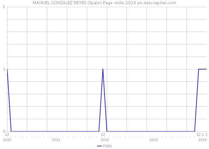 MANUEL GONZALEZ REYES (Spain) Page visits 2024 