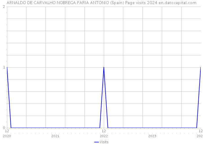 ARNALDO DE CARVALHO NOBREGA FARIA ANTONIO (Spain) Page visits 2024 