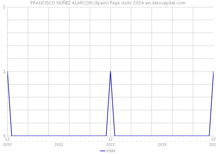 FRANCISCO NUÑEZ ALARCON (Spain) Page visits 2024 