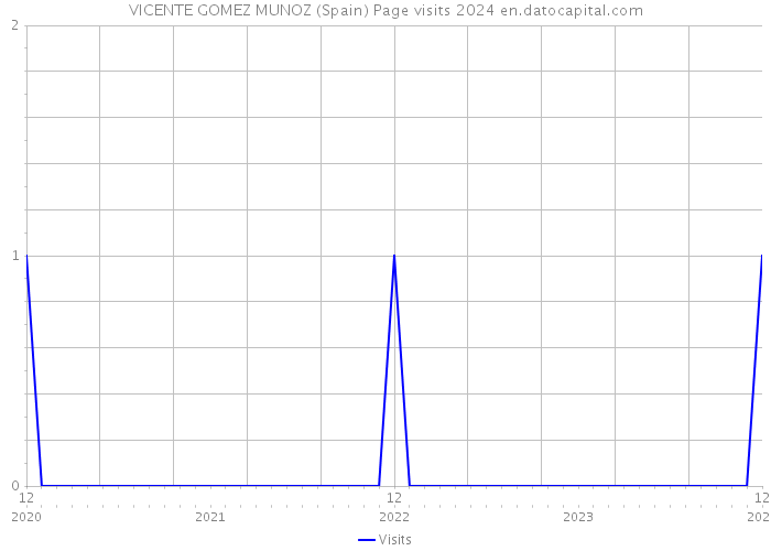 VICENTE GOMEZ MUNOZ (Spain) Page visits 2024 