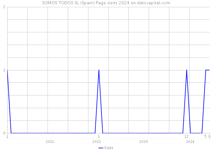 SOMOS TODOS SL (Spain) Page visits 2024 