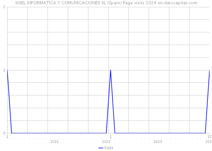 SISEL INFORMATICA Y COMUNICACIONES SL (Spain) Page visits 2024 