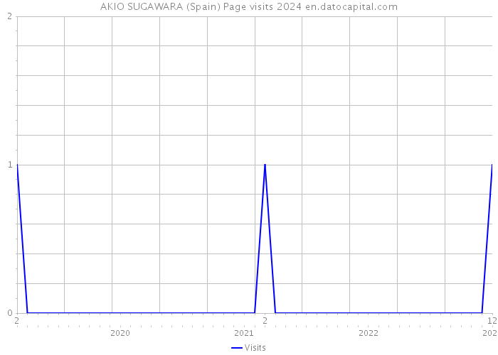 AKIO SUGAWARA (Spain) Page visits 2024 