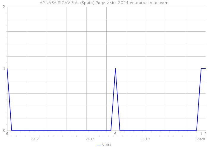 AYNASA SICAV S.A. (Spain) Page visits 2024 